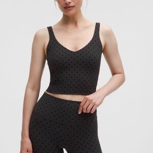 Lululemon Align Polka Dot Flock Tank Top